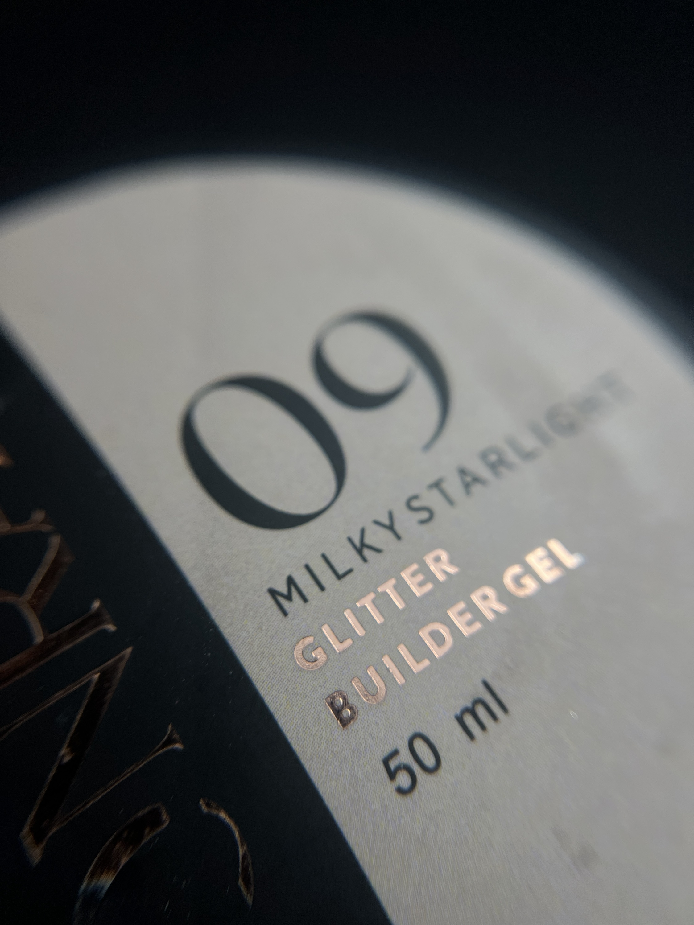 09 Milky starlight glitter builder gel 50g - Image 2